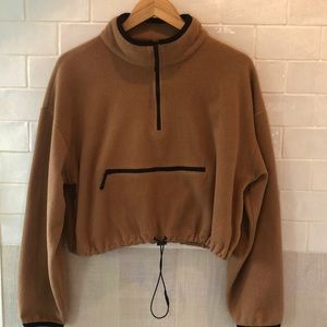 Vintage fleece quarter-zip US L